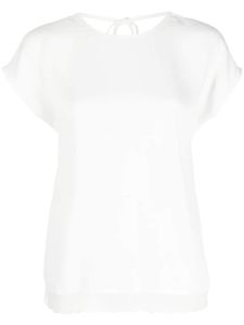 TWINSET blouse à manches courtes - Blanc