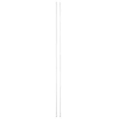 Leen Bakker - Set Spandraad 250cm - Staal - Wit