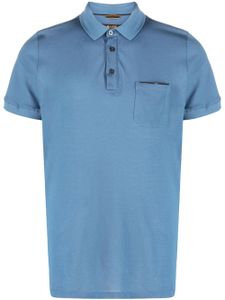 Moorer polo Peschici-JTP en coton - Bleu