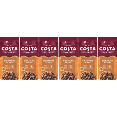 Costa Coffee Signature Blend Medium Roast - koffiebonen - 6 x 1 kilo