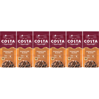 Costa Coffee Signature Blend Medium Roast - koffiebonen - 6 x 1 kilo