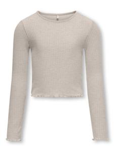 Kids ONLY winter top meisjes - grijs - KogNella - stretch fit, longsleeve
