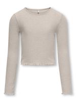 Kids ONLY winter top meisjes - grijs - KogNella - stretch fit, longsleeve Kids ONLY winter top meisjes - grijs - KogNella - stretch fit, longsleeve