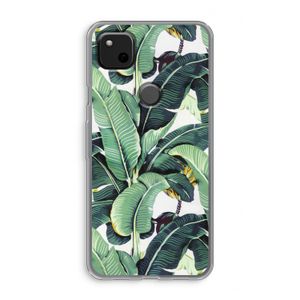 Bananenbladeren: Google Pixel 4a Transparant Hoesje