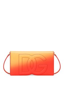 Dolce & Gabbana mini sac à logo brodé - Orange