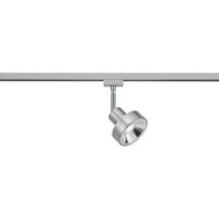 LED Railverlichting - Track Spot - Trion Dual Leonida - 2 Fase - GU10 Fitting - Rond - Mat Nikkel - Aluminium