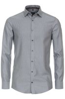 Venti Modern Fit Overhemd ML7 (72CM+) bruin - thumbnail