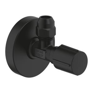 Grohe hoekstopkraan 1/2''x3/8'' phantom black - zwart mat