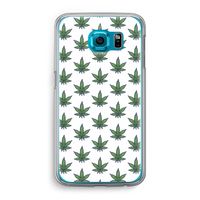 Weed: Samsung Galaxy S6 Transparant Hoesje