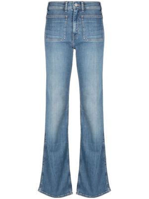Polo Ralph Lauren jean droit à effet délavé - Bleu