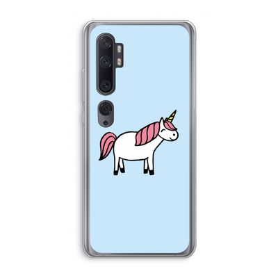 Eenhoorn: Xiaomi Mi Note 10 Transparant Hoesje