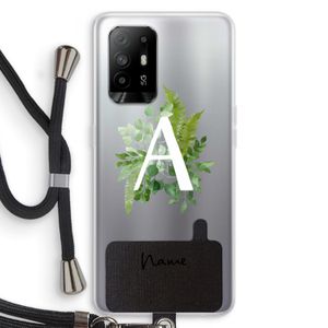 Green Brush: Oppo A95 5G Transparant Hoesje met koord