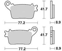 TRW Brake pad mcb 784 sh sintered metal