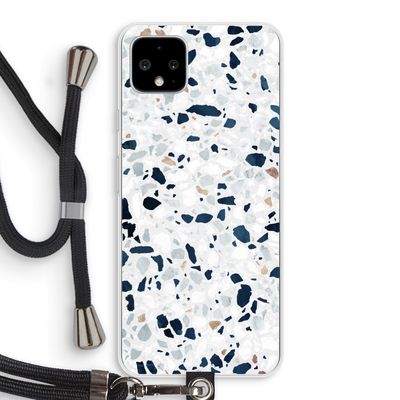 Terrazzo N°1: Pixel 4 XL Transparant Hoesje met koord