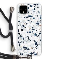 Terrazzo N°1: Pixel 4 XL Transparant Hoesje met koord