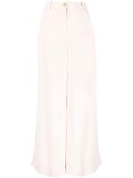 Balmain pantalon ample à taille haute - Rose