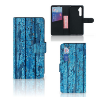 Xiaomi Mi Note 10 Lite Book Style Case Wood Blue