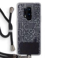 Moroccan Print: OnePlus 8 Pro Transparant Hoesje met koord