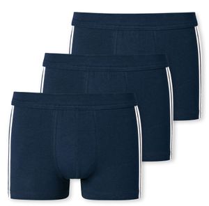 Schiesser Boxershorts 95/5 met zachte band blauw