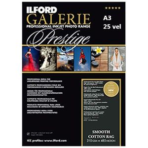 Ilford GALERIE Prestige Smooth Cotton Rag A3 25 vel