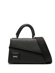 Omc sac cabas en cuir artificiel à logo imprimé - Noir