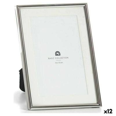 Fotolijsten Gift Decor Zilverkleurig Kristal Staal (12 Stuks)