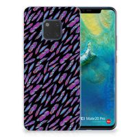 Huawei Mate 20 Pro TPU bumper Feathers Color