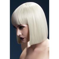 Luxe blonde korte verkleed pruik Lola - voor dames - carnaval pruiken