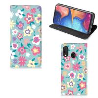 Samsung Galaxy A20e Smart Cover Flower Power