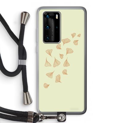 Falling Leaves: Huawei P40 Pro Transparant Hoesje met koord