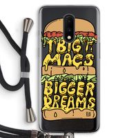 Big Macs Bigger Dreams: OnePlus 7 Transparant Hoesje met koord
