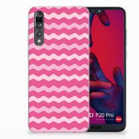 Huawei P20 Pro TPU bumper Waves Pink - thumbnail