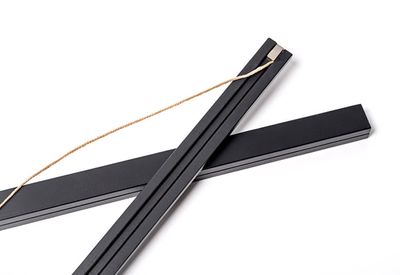 Posterhanger met magnetische sluiting 40 cm Zwart
