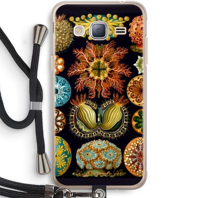 Haeckel Ascidiae: Samsung Galaxy J3 (2016) Transparant Hoesje met koord