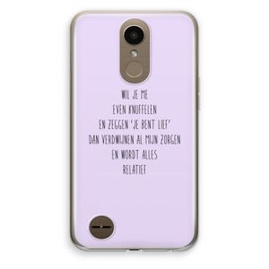 Relatief: LG K10 (2017) Transparant Hoesje