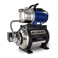 VB 25/1300 INOX Hydrofoorpomp, met INOX waaier, pompbehuizing en drukvat, 1300 W, 5,400 l/h, 4,8 bar, 25 L
