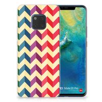 Huawei Mate 20 Pro TPU bumper Zigzag Multi Color - thumbnail