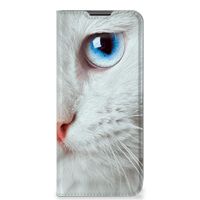 Nokia G50 Hoesje maken Witte Kat