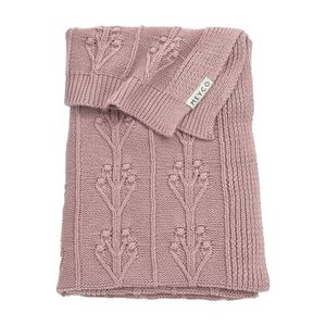 Meyco deken Romantic Flower lilac Maat