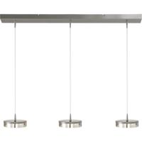 Masterlight 3-lichts hanglampImperia 100cm nikkel - 2041-37-37-02-100-3
