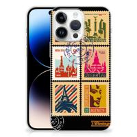 iPhone 14 Pro Max | Silliconen Back Cover | Postzegels