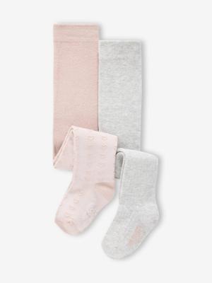 Set van 2 paar panty's baby meisjes nude