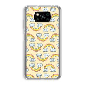 Regenboog: Xiaomi Poco X3 NFC Transparant Hoesje