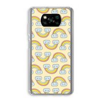 Regenboog: Xiaomi Poco X3 NFC Transparant Hoesje