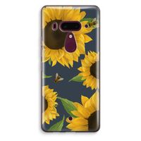 Sunflower and bees: HTC U12+ Transparant Hoesje