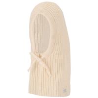 Heatkeeper Thermo Gebreide Dames Balaclava/Col met Capuchon Off White