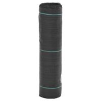 VidaXL Worteldoek 0,5x25 m polypropeen zwart VidaXL Worteldoek 0,5x25 m polypropeen zwart