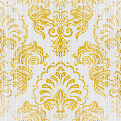 Gouden ontwerp behang barok