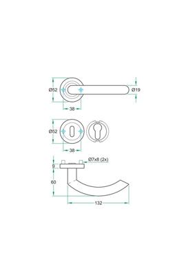 Krukgarn GINO SC rvs mat