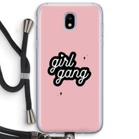 Girl Gang: Samsung Galaxy J5 (2017) Transparant Hoesje met koord